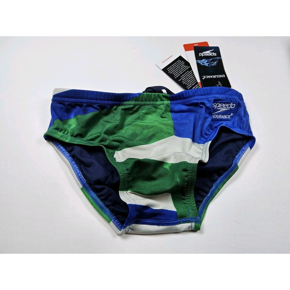 Speedo Endurance+ Competitive Glimmer Swim Brief Swimsuit Size 28